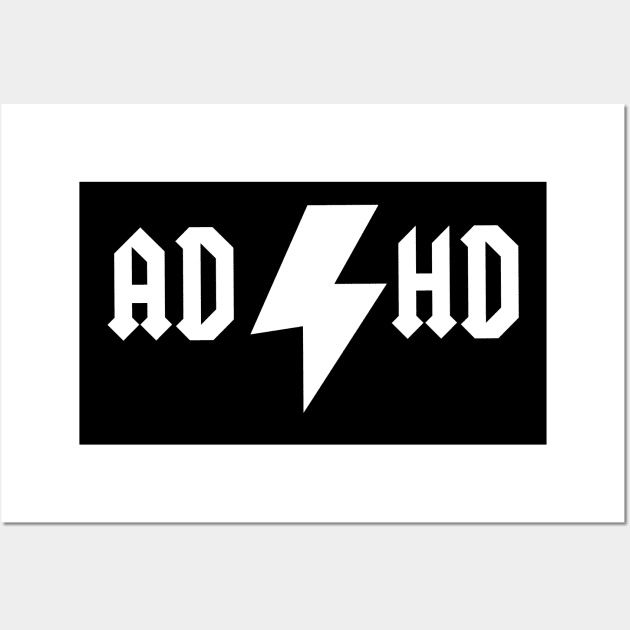 ADHD Wall Art by toddgoldmanart